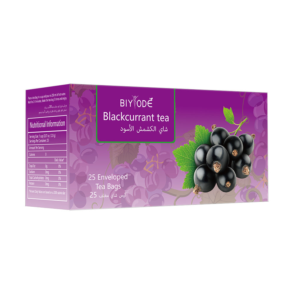 Wholesale Custom Private Label Blackcurrant Tea Bag Herbal Supplements OEM ODM Certificate Manufacturer Factory GMP HALAL NSF COA Rich In Antioxidants